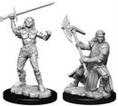 D&D Unpainted Minis WV7 Female Half-Orc Fighter