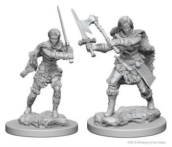 D&D Unpainted Minis WV1 Female Human Barbarian