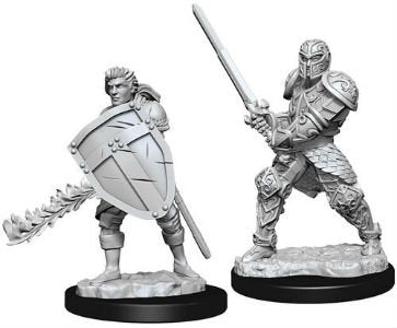 D&D Unpainted Minis WV8 Male Human Fighter