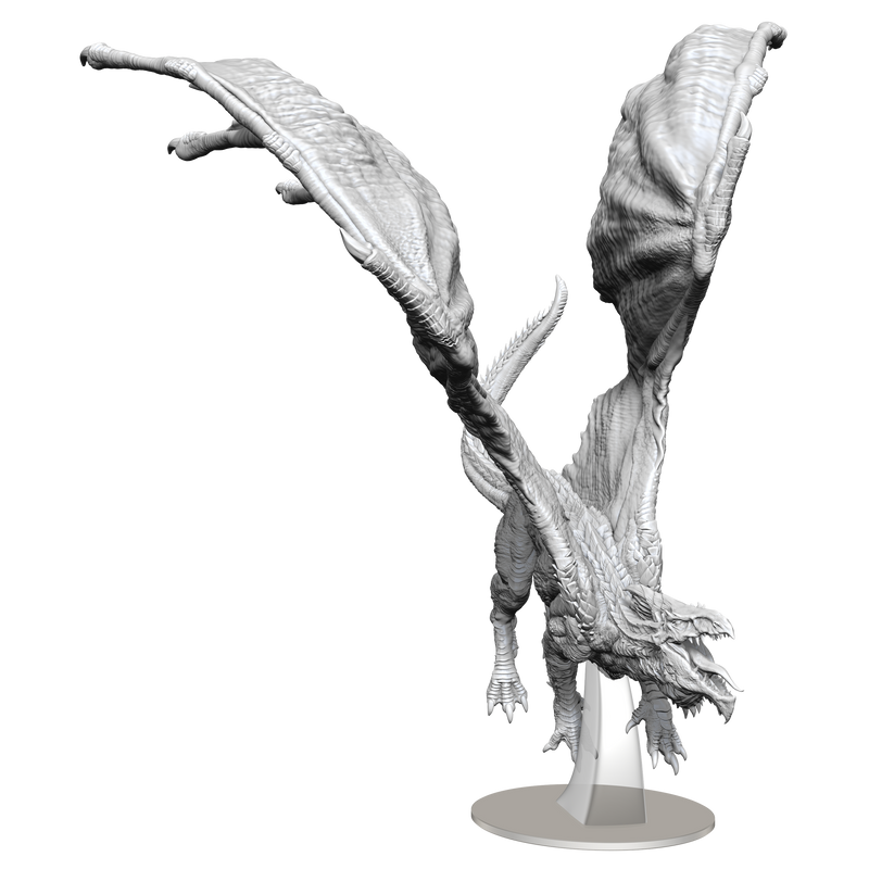 D&D Unpainted Minis WV15 Adult White Dragon