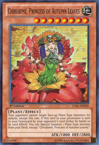 Chirubime, Princess of Autumn Leaves [LVAL-EN039] Super Rare