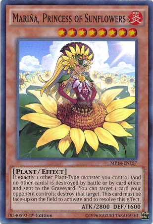 Mariña, Princess of Sunflowers [MP14-EN157] Super Rare