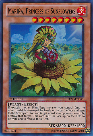 Mariña, Princess of Sunflowers [SHSP-EN040] Super Rare