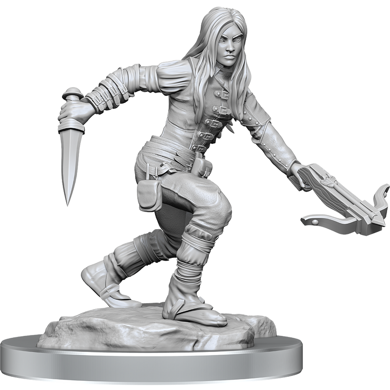 D&D Unpainted Minis WV17 Half-Elf Rogue Female