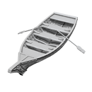 Wizkids Unpainted Minis WV18 Rowboat And Oars