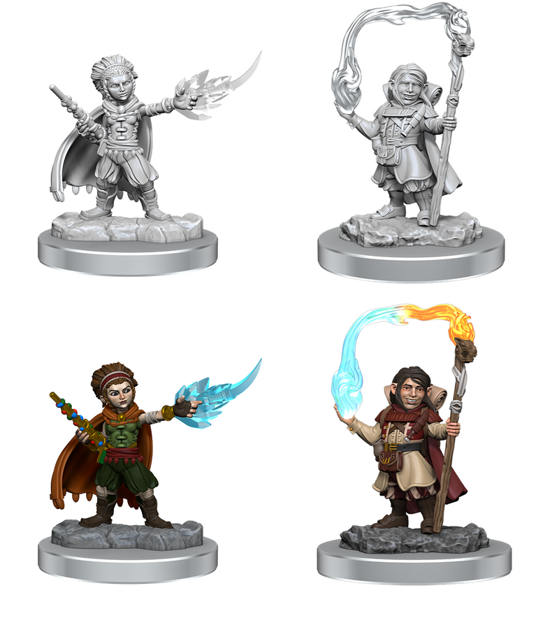 D&D Unpainted Minis WV20 Halfling Wizards