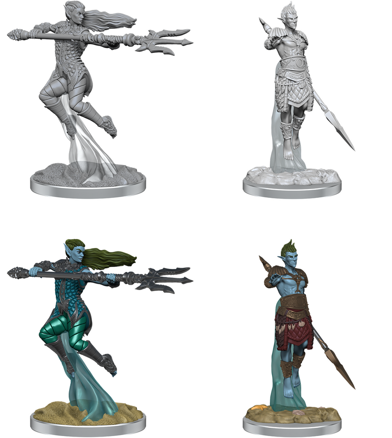 D&D Unpainted Minis WV20 Sea Elf Fighters