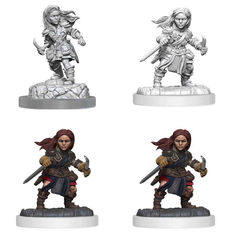 D&D Unpainted Minis WV20 Halfling Rogue Female