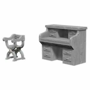 WizKids Unpainted Minis WV5 Desk And Chair