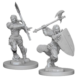 PF Unpainted Minis WV1 Half-Orc Female Barbarian