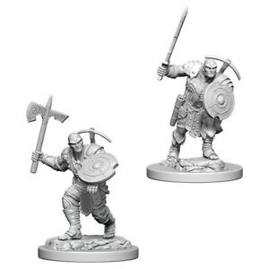 RETIRED: D&D Unpainted Minis WV4 Earth Genasi Male Fighter