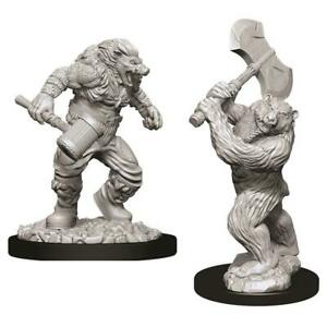 D&D Unpainted Minis WV9 Wereboar And Werebear