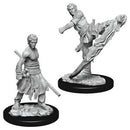 D&D Unpainted Minis WV10 Male Half-Elf Monk
