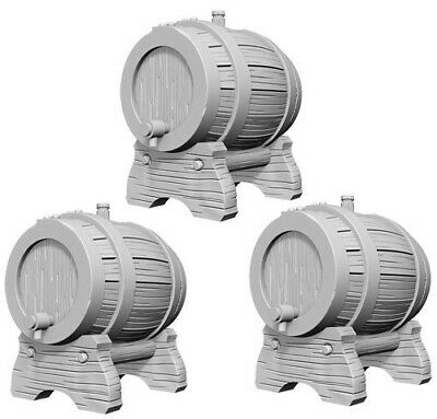 WizKids Unpainted Minis WV2 Keg Barrels