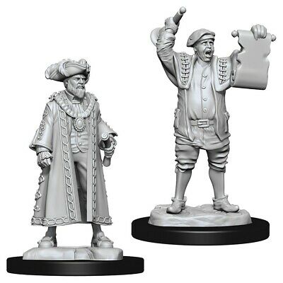 WizKids Unpainted Minis WV10 Mayor And Town Crier