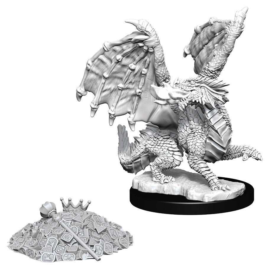D&D Unpainted Minis WV10 Red Dragon Wyrmling