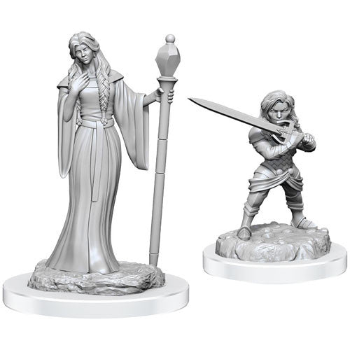 CR Unpainted Minis WV3 Female Human Wizard/Holy Warrior